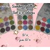 Sombras glitter (set x 9 colores)