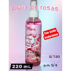 Agua de rosas 220  mL