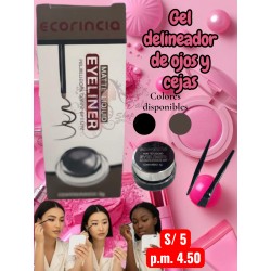 Gel delineador para cejas y ojos Ecorincia