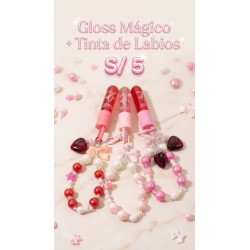 Gloss mágico +  tinta de labios