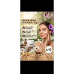 Crema facial de avena
