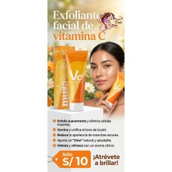 Exfoliante facial de vitamina C