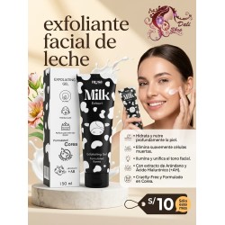 Exfoliamte facial de leche