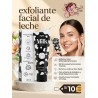 Exfoliamte facial de leche